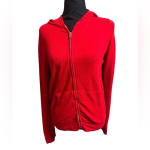 MONROW supersoft red hoodie size M